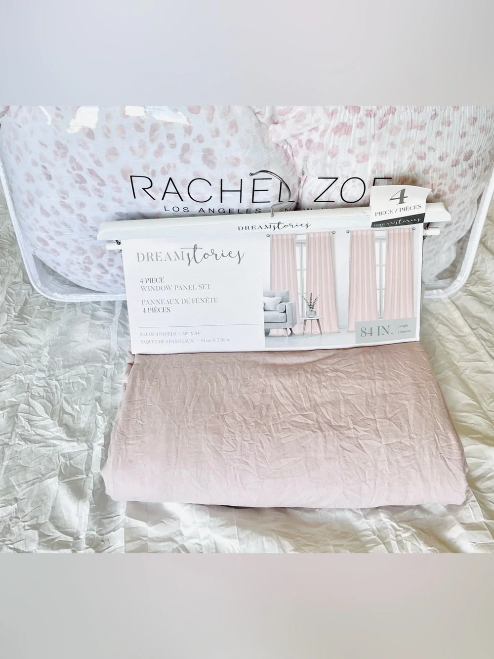 💕NWT Pink Leopard Rachel Zoe 9-Piece Queen Bedding Set - Sheets included